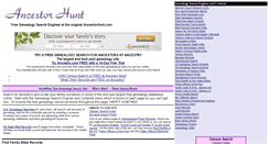 Desktop Screenshot of ancestorhunt.com